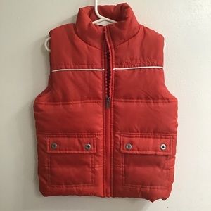 Calvin Klein Orange kids puffer vest